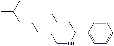 [3-(2-methylpropoxy)propyl](1-phenylbutyl)amine Struktur