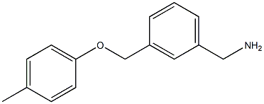 [3-(4-methylphenoxymethyl)phenyl]methanamine Struktur