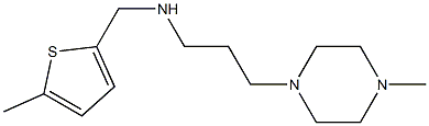 [3-(4-methylpiperazin-1-yl)propyl][(5-methylthiophen-2-yl)methyl]amine Struktur