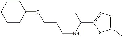 [3-(cyclohexyloxy)propyl][1-(5-methylthiophen-2-yl)ethyl]amine Struktur