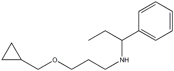 [3-(cyclopropylmethoxy)propyl](1-phenylpropyl)amine Struktur