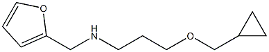 [3-(cyclopropylmethoxy)propyl](furan-2-ylmethyl)amine Struktur