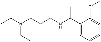 [3-(diethylamino)propyl][1-(2-methoxyphenyl)ethyl]amine Struktur