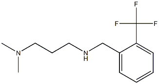 [3-(dimethylamino)propyl]({[2-(trifluoromethyl)phenyl]methyl})amine Struktur