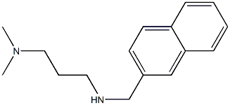 [3-(dimethylamino)propyl](naphthalen-2-ylmethyl)amine Struktur