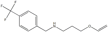 [3-(ethenyloxy)propyl]({[4-(trifluoromethyl)phenyl]methyl})amine Struktur