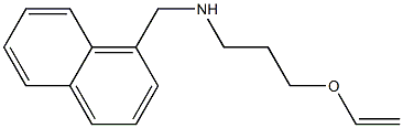 [3-(ethenyloxy)propyl](naphthalen-1-ylmethyl)amine Struktur