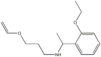 [3-(ethenyloxy)propyl][1-(2-ethoxyphenyl)ethyl]amine Struktur