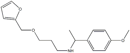 [3-(furan-2-ylmethoxy)propyl][1-(4-methoxyphenyl)ethyl]amine Struktur