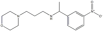 [3-(morpholin-4-yl)propyl][1-(3-nitrophenyl)ethyl]amine Struktur