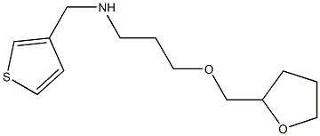 [3-(oxolan-2-ylmethoxy)propyl](thiophen-3-ylmethyl)amine Struktur