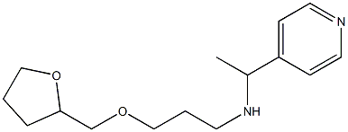 [3-(oxolan-2-ylmethoxy)propyl][1-(pyridin-4-yl)ethyl]amine Struktur