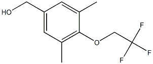 [3,5-dimethyl-4-(2,2,2-trifluoroethoxy)phenyl]methanol Struktur