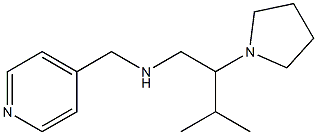 [3-methyl-2-(pyrrolidin-1-yl)butyl](pyridin-4-ylmethyl)amine Struktur