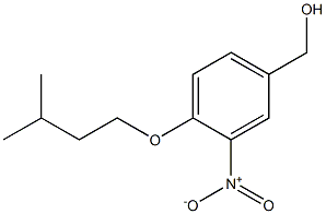 [4-(3-methylbutoxy)-3-nitrophenyl]methanol Struktur