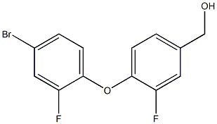 [4-(4-bromo-2-fluorophenoxy)-3-fluorophenyl]methanol Struktur