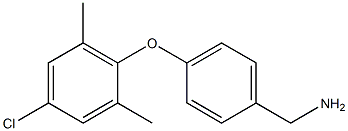 [4-(4-chloro-2,6-dimethylphenoxy)phenyl]methanamine Struktur