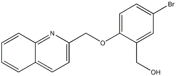 [5-bromo-2-(quinolin-2-ylmethoxy)phenyl]methanol Struktur