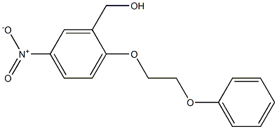 [5-nitro-2-(2-phenoxyethoxy)phenyl]methanol Struktur