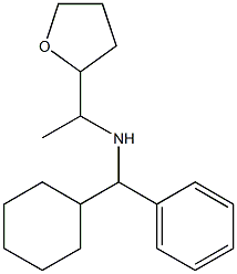 [cyclohexyl(phenyl)methyl][1-(oxolan-2-yl)ethyl]amine Struktur