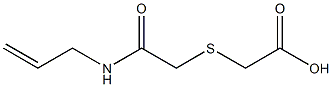 {[2-(allylamino)-2-oxoethyl]thio}acetic acid Struktur