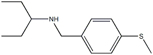 {[4-(methylsulfanyl)phenyl]methyl}(pentan-3-yl)amine Struktur