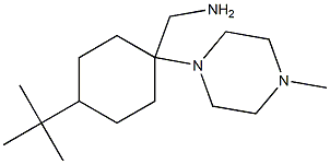 {[4-tert-butyl-1-(4-methylpiperazin-1-yl)cyclohexyl]methyl}amine Struktur