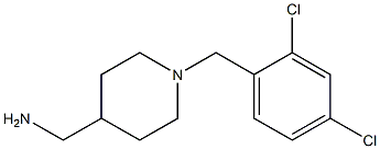 {1-[(2,4-dichlorophenyl)methyl]piperidin-4-yl}methanamine Struktur