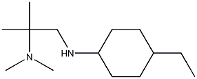 {1-[(4-ethylcyclohexyl)amino]-2-methylpropan-2-yl}dimethylamine Struktur