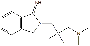 {2-[(1-imino-2,3-dihydro-1H-isoindol-2-yl)methyl]-2-methylpropyl}dimethylamine Struktur