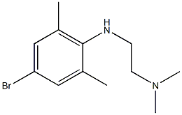 {2-[(4-bromo-2,6-dimethylphenyl)amino]ethyl}dimethylamine Struktur