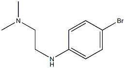 {2-[(4-bromophenyl)amino]ethyl}dimethylamine Struktur