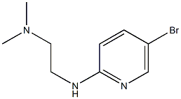 {2-[(5-bromopyridin-2-yl)amino]ethyl}dimethylamine Struktur