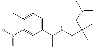 {2-[(dimethylamino)methyl]-2-methylpropyl}[1-(4-methyl-3-nitrophenyl)ethyl]amine Struktur