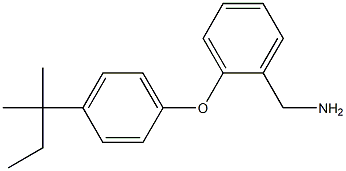 {2-[4-(2-methylbutan-2-yl)phenoxy]phenyl}methanamine Struktur