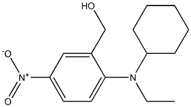 {2-[cyclohexyl(ethyl)amino]-5-nitrophenyl}methanol Struktur