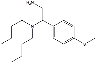 {2-amino-1-[4-(methylsulfanyl)phenyl]ethyl}dibutylamine Struktur