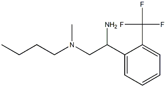 {2-amino-2-[2-(trifluoromethyl)phenyl]ethyl}(butyl)methylamine Struktur