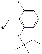 {2-chloro-6-[(2-methylbutan-2-yl)oxy]phenyl}methanol Struktur