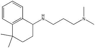 {3-[(4,4-dimethyl-1,2,3,4-tetrahydronaphthalen-1-yl)amino]propyl}dimethylamine Struktur