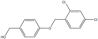 {4-[(2,4-dichlorophenyl)methoxy]phenyl}methanol Struktur