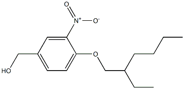 {4-[(2-ethylhexyl)oxy]-3-nitrophenyl}methanol Struktur