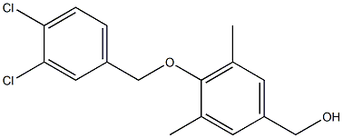 {4-[(3,4-dichlorophenyl)methoxy]-3,5-dimethylphenyl}methanol Struktur