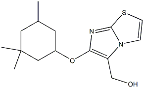 {6-[(3,3,5-trimethylcyclohexyl)oxy]imidazo[2,1-b][1,3]thiazol-5-yl}methanol Struktur