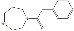 1-(1,4-diazepan-1-yl)-2-phenylethan-1-one Struktur