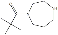 1-(2,2-dimethylpropanoyl)-1,4-diazepane Struktur