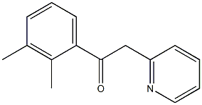 1-(2,3-dimethylphenyl)-2-(pyridin-2-yl)ethan-1-one Struktur