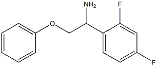 1-(2,4-difluorophenyl)-2-phenoxyethanamine Struktur