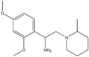 1-(2,4-dimethoxyphenyl)-2-(2-methylpiperidin-1-yl)ethanamine Struktur