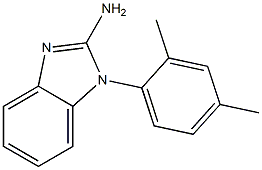 1-(2,4-dimethylphenyl)-1H-1,3-benzodiazol-2-amine Struktur